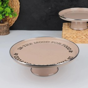 Resim Mien Emaye Kek Standı Büyük Boy Toprak 