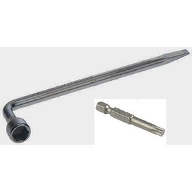 Resim Makro Yapı Pipo Tipi Siyah L Bijon Anahtarı L Tipi 19 mm + T 30 