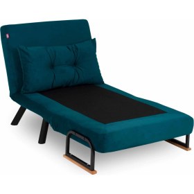 Resim Pafu Sando Tekli Katlanır Yataklı Koltuk - Petrol 