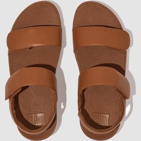 Resim Fitflop Lulu Adjustable Fv8 Hakiki Deri Taba Kadın Sandalet 