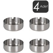 Resim Porsima Etn-015 4 lü Küllük 1,2 ml Kalınlık Metal Küllük 