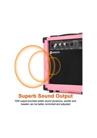 Resim Vangoa Ga10pk 10 Wat Elektro Gitar Amfisi Pembe 