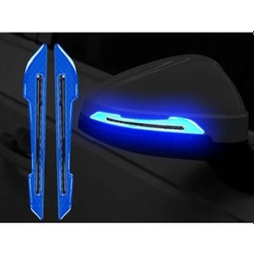 Resim Ekt Ayna Fosfor Sticker Mavi 