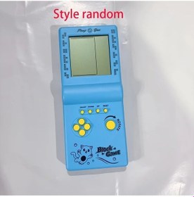 Resim Oldfriend Oyun Konsolu, Büyük Ekran, Nostaljik Oyun, İnteraktif, Pil İle Çalışan, Mavi 