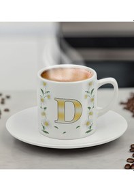 Resim Bk Gift Kişiye Özel Papatya Temalı Hediye Seti-1 Kolye, Mum, Türk Kahvesi Fincanı, Not Kartı Ve Özel Kutulu Sevgiliye Hediye, Arkadaşa Hediye Kobitm 