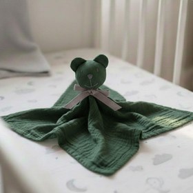 Resim Reyo Beberotti Müslin Uyku Oyun Arkadaşı Koyu Yeşil 