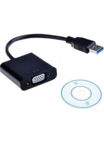 Resim Boblov USB 3.0 To VGA Çevirici Dönüştürücü Adaptör Kablosu Usb Vga Kablo 