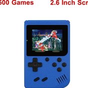 Resim Taşınabilir Retro Mini Video Oyunu Konsolu 8 Bit Elde Taşınabilir Oyun Oyuncu 2.6 Blue 