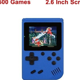 Resim Taşınabilir Retro Mini Video Oyunu Konsolu 8 Bit Elde Taşınabilir Oyun Oyuncu 2.6 Blue 