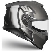 Resim Dinamo Evo Bunker Siyah-beyaz-antrasit Kask C2 Çok Renkli 