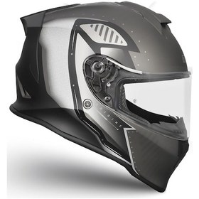 Resim Dinamo Evo Bunker Siyah-beyaz-antrasit Kask C2 Çok Renkli 