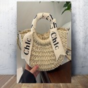 Resim 1 Adet Çerçevesiz Tuval Duvar Sanatı - Cesur Tipografi ile Şık Dokuma Kadın Çantası Tasarımı, Modern Ev Yatak Odası Dekoru, 30.48x45.72 cm Benzersiz Duvar Dekor Poster, İç Mekan Tasarım Vurgusu, Dokulu Detay, Sanatsal İşçilik, Çerçeveli Alternatif, Şık Yaşam Alanları 