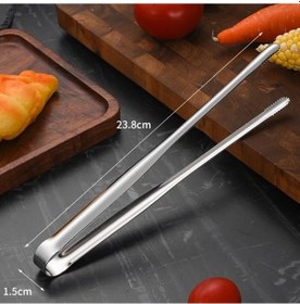 Resim Treasure 1 Adet Mutfak Maşası Paslanmaz Çelik Barbekü Maşası 