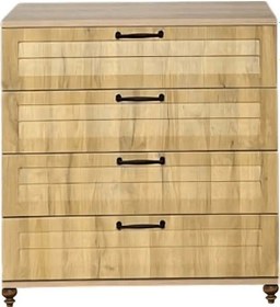 Resim Pera Wood Şifonyer - Çekmeceli Riviera Renk Mdf Gürgen Ağacı Ayaklı Diğer 