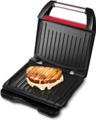 Resim George Foreman GF-25030-56 Steel Cmpt. Kırmızı Izgara George.