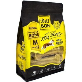 Resim Delibon M Natürel Deri Press Kemik 15 CM 12'li 