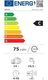 Resim Vestel BMI 63122 WIFI Bulaşık Makinesi 