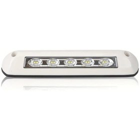 Resim Xuweiwei 1pc 10-led Y-s66 Model Tekne Yat Karavan Ve Kamp Için Beyaz Gövdeli Parlak Led Işık 