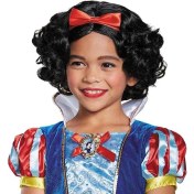 Resim Kuzgun Ticaret Bfs Pamuk Prenses Peruğu Kırmızı Fiyonklu 