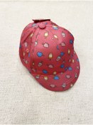 Resim Kitti Kız Bebek Kasketli Şapka Dondurma Desenli 0-18 Ay Baş Çevresi44-46 Cm 
