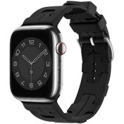 Resim İos Watch Uyumlu Ultra 1 / 2 49mm Kordon Silikon Katkat Kordon 92 