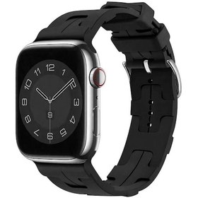 Resim İos Watch Uyumlu Ultra 1 / 2 49mm Kordon Silikon Katkat Kordon 92 