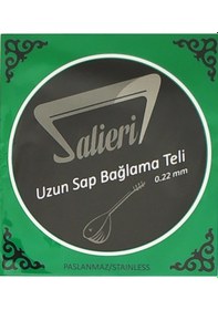 Resim Salieri 0.22 Mm Paslanmaz Takım Tel - Uzun Sap Bağlama Teli 022 