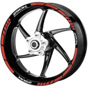 Resim Deeb Cbr 250 Jant Şeridi Kırmızı Beyaz Model X N11.73991 