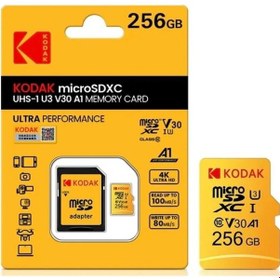 Resim Kodak Micro 256 GB SD Hafıza Kartı 