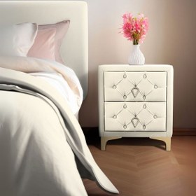 Resim Ruby Gold Komodin, 2 Çekmeceli 