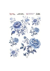 Resim Pirinç Dekopaj Kağıdı 30x42cm Pt-1643 Çiçek 