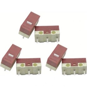 Resim Lumaworld 6 Adet Huano Sessiz Mikro Anahtar 20 Milyon Beyaz 30 Milyon Sarı Tıklama Ömürlü Fare Diğer 