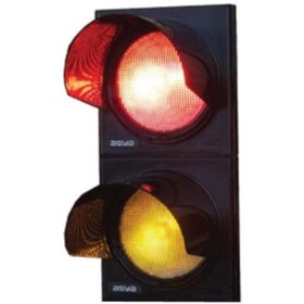 Resim İleri Trafik 200 mm Power Ledli Kırmızı Yeşil İkili Sinyal Verici, Trafik Lambası 