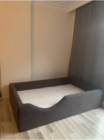 Resim Koyu Gri Montessori Yatak 
