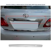 Resim Ebal Otomotiv Toyota Corolla Uyumlu Krom Bagaj Çıtası 2007-2010 Paslanmaz Çelik 