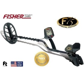 Resim Fısher F75 Black- 28cm Dd Başlık İle Define Dedektörü 