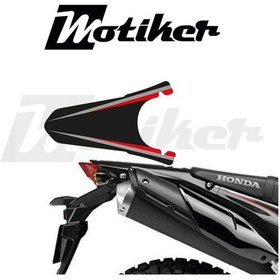 Resim Honada Crf 250l Arka Kuyruk Tasarım Siyah Gri Kırmızı Sticker Etiket Modeli 