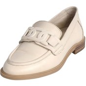 Resim Mammamia D24ya-3235 Kadın Deri Loafer Ayakkabı D24YA-3235-R17748 Kemik 