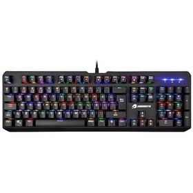Resim Gamebooster GB-G92K Usb Kablolu RGB King Işıklı Mekanik Gaming Q Klavye 
