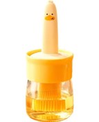 Resim Vkemall Yağ Fırçası Silikon Yağ Fırçası Şişe Mutfak Krep Barbekü Pişirme Gıda Sınıfı Ev Yüksek Sıcaklığa Dayanıklı Entegre Yağ Fırçası Şişe Sarı 