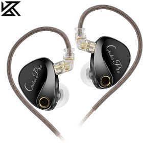 Resim KZ Castor PRO Kulak İçi Kulaklık, 2DD Dinamik Yüksek Son Tunable Kulaklık, Semi-Açık-Arka, 3.5mm Jak, Çağrı Kontrolü, Sökülebilir Kablo, Kondansatör Mikrofon, Plastik, Kulak Yastıkları, Push Buton Kontrolü, Su Geçirmez Olmayan, Cep Telefonları, Yetişkinler İçin - Pille Çalışmaz 