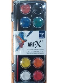 Resim Art-x Premium Sulu Boya 12 Renk 12 Renkli 