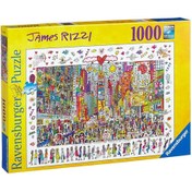 Resim Ravensburger 1000 Parça Puzzle James Rizzi - Times Square 190690 