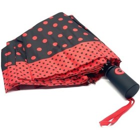 Resim Kadın Tam Otomatik Puanlı Şemsiye 