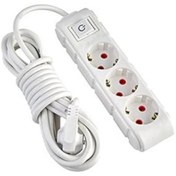 Resim İşte Evim Priz Topraklı 3'lü Anahtarlı 5 M - Almera 