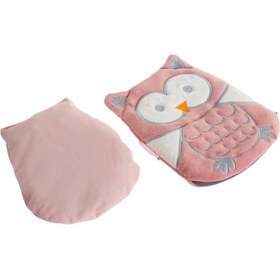 Resim Babyjem Kiraz Çekirdekli Baykuş Kadife Gaz Yastığı Gül Kurusu - Pembe 