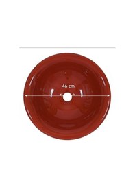 Resim Brezza - Tb34cnk Kırmızı Cam Çanak Lavabo - 55009381 Kırmızı 