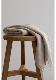 Resim Ivory Bej Fitilli Mikro Fiber %100 Pamuk 2li El Yüz Havlusu Seti Bej 