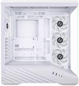 Resim Lian Li V100 ATX Mid-Tower PC Kasası, 4 x 120 mm ARGB PWM Fanlar Önceden Kurulmuş, LED RGB Şerit, Temperli Camlı Ekran Platformu, Destek 420mm GPU'lar, 360mm Radyatör, Optimize Edilmiş Hava Akımı 