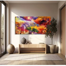 Resim Galaktik Bulutlar Kanvas Tablo 